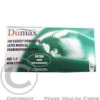 Rukavice DUMAX latex.nest.M 100ks pudr