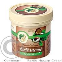 Green Idea Topvet Premium Kaštanový gel masážní gel na žíly a cévy 250 ml
