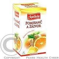 Apotheke Pomeranč a zázvor čaj nálevové sáčky 20x2 g