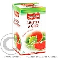 Apotheke Limetka a grep čaj nálevové sáčky 20x2 g