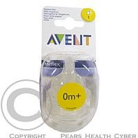 AVENT Dudlík Anti-colic/Classic+ 1 novorozenecký průtok, 2 ks