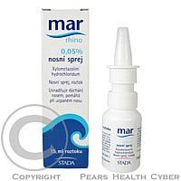 MAR RHINO 0,05% NOSNÍ SPREJ  15ML/7.5MG Roztok ve spreji