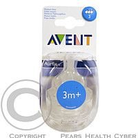 AVENT Dudlík Anti-colic/Classic+ 3 střední průtok, 2 ks