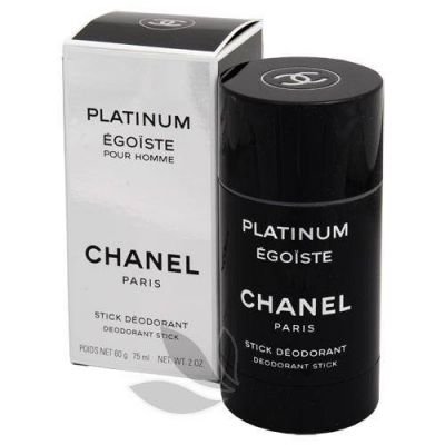 CHANEL Platinum égoïste Tuhý deodorant pánská  - DEODORANT 60G 60 g