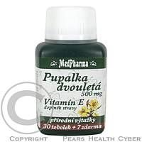 MedPharma Pupalka dvouletá 500 mg + vitamín E tob. 37