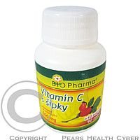 Vitamin C s šípky tbl. 90 x 500 mg prodloužený účinek Bio-Pharma