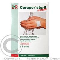 Náplast Curapor Transparent steril. 7 x 5cm / 5 ks