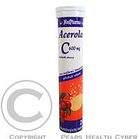 MedPharma Vitamin C 600 mg Acerola 20 šumivých tablet