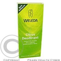 Weleda Citrus dámský deodorant ve spreji bez obsahu hliníku náplň 200 ml pro ženy
