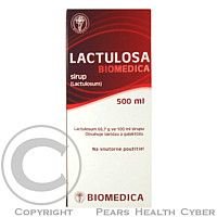 LACTULOSA BIOMEDICA  1X500ML 50% Sirup