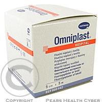 Náplast Omniplast textilní 5cmx5m 1ks