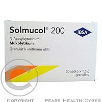 SOLMUCOL 200  30X200MG-SÁČ Granule