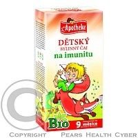 Apotheke Dětský čaj BIO na imunitu 20x1.5g n.s.