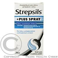 STREPSILS PLUS SPRAY  1X20ML Ústní sprej