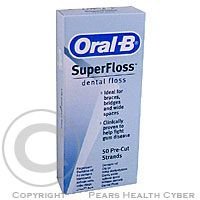 Oral-B Super Floss dentální nit na rovnátka a implantáty