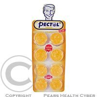 Pectol-pomerančový drops s vit.C blistr