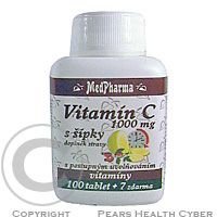 MedPharma Vitamín C 1000mg s šípky tbl.107 prod.úč
