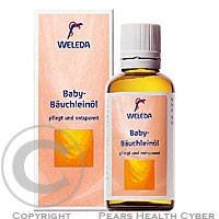Weleda Baby Tummy Oil olej pro masáž na zklidnění bříška kojence nebo jako pomoc při trávení 50 ml