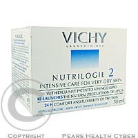 Vichy Nutrilogie 2 Intense Cream pleťový krém pro velmi suchou pleť 50 ml pro ženy