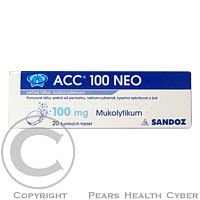 ACC 100 NEO  20X100MG Šumivé tablety