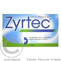 ZYRTEC  7X10MG Potahované tablety