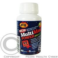 JML MultiMax Power Energy tbl.65 x44složek vitamínu