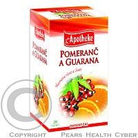 Apotheke Pomeranč a guarana čaj 20 x 2g
