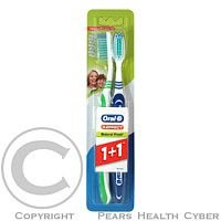 Oral-B 1-2-3 Fresh Medium klasický zubní kartáček 2 ks