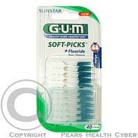 GUM mezizubní kartáček SoftPicks gumový VELKÝ 40ks B634M40