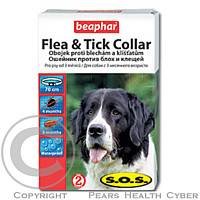 Beaphar Obojek antiparazitní pes SOS Flea & Tick 70 cm 1ks
