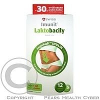 SWISS Laktobacily Imunit 60+12tob. ZDARMA