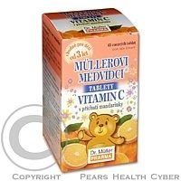 Müllerovi medvídci s vitaminem C s příchutí mandarinky tbl.45