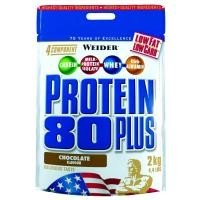 Protein 80 Plus, vícesložkový protein, Weider, 2000 g - Kokos