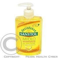 Sanytol tekuté mýdlo dezinfekční růžový grapefruit & svěží citrón 250 ml