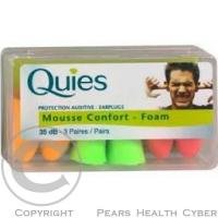 Quies Pěnové chrániče sluchu (3páry)