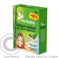 HERBALEX bylinné detoxikační náplasti 10ks + 40% gratis