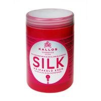 Kallos Silky Hair Mask 1000ml Maska pro barvené vlasy