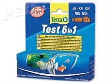 TetraTest 6 v 1 proužky k testu vody - 25 testovacích proužků