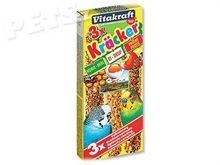 Kracker VITAKRAFT Sittich Honey + Egg + Fruit  - 3ks