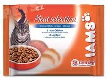 IAMS Cat Adult Chicken / Beef kapsičky 400g