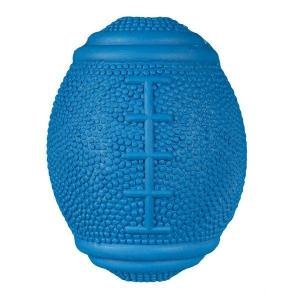 Rugby snack míč na pamlsky přírodní guma 10 cm