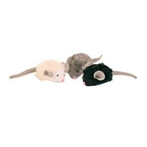 Mikročipová myš se zvukem, catnip 6 cm