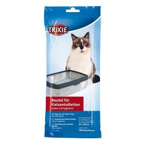 Trixie sáčky pro kočičí WC 10 ks L 46x59 cm - L: do 46 x 59 cm, 10 kusů