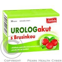 Apotheke UROLOGakut s brusinkou tbl. 30