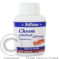 MedPharma Chrom pikolinát 200 mg tob.107