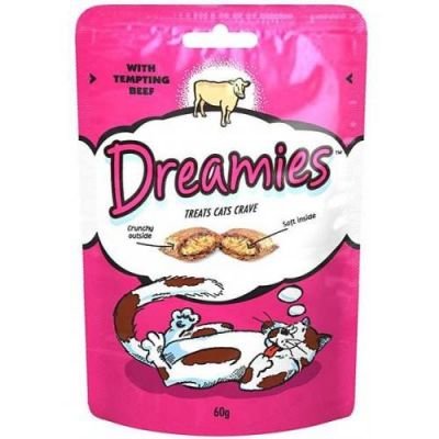 Dreamies pochoutka s hovězím 60g