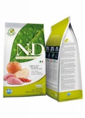 N&D Grain Free CAT Adult Boar & Apple 10kg