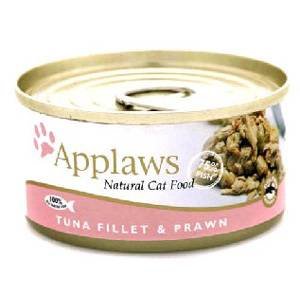 Konzerva APPLAWS Cat Tuna Fillet & Prawn 70 g