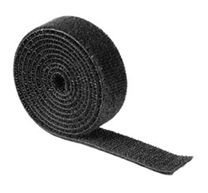 Hama kabel univerzální stahovací páska, suchý zip, 1 m, černá