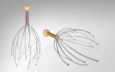 Pomůcka na masáž hlavy